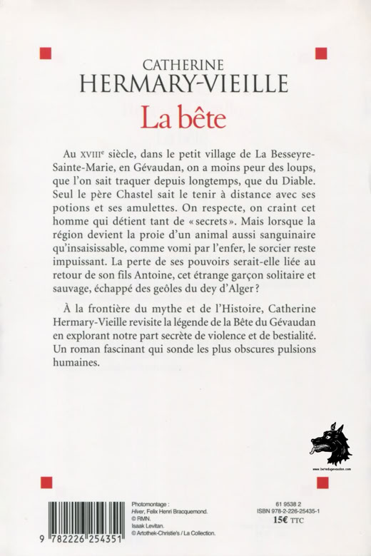 Livre Catherine Hermary-Vieille - La Bête