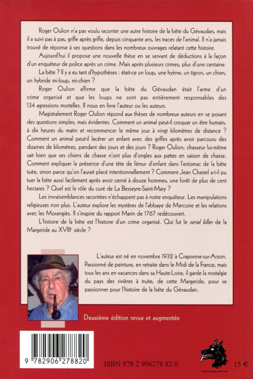 Book Roger Oulion The Beast of Gévaudan 2009