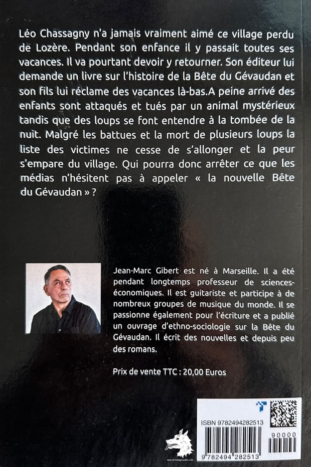 Jean-Marc Gibert - Le retour de la Bête en Gévaudan - 2024 - Roman