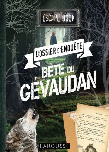 Livre Jean-Paul Chabrol Frédéric Cartier-Lange Sur les traces de la Bête du Gévaudan