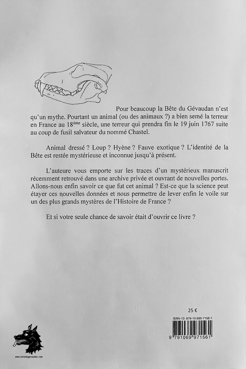 Fanny Baud'huin - An ancestor named Vidal - Unpublished revelations about the Beast of Gévaudan