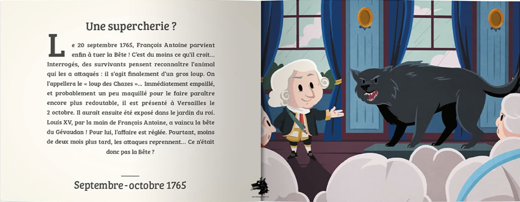 Clémentine V. Baron The Beast of Gevaudan Terror in the countryside