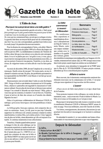 The Gazette of the Beast