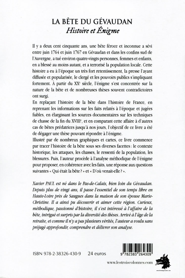 Xavier Paul - The Beast of Gevaudan History and enigma