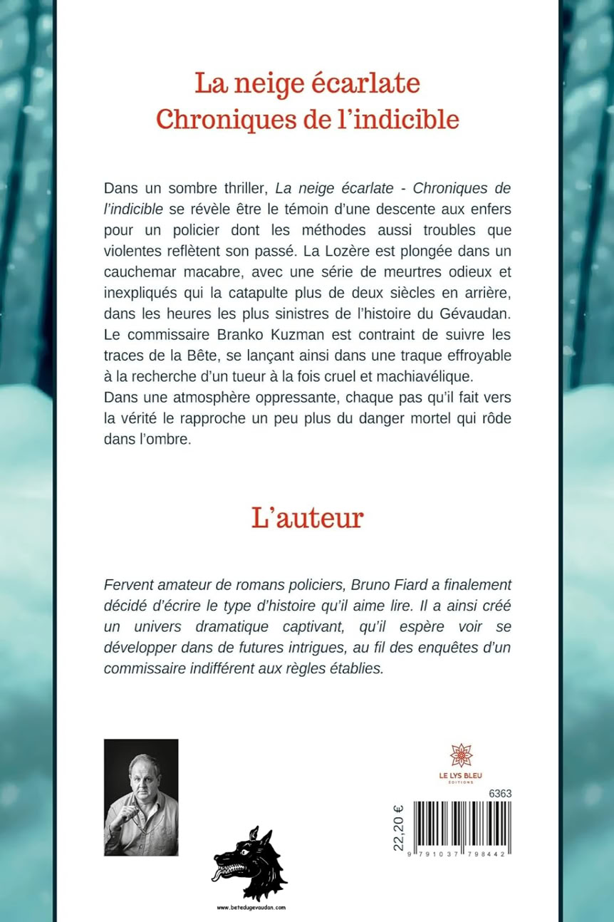 Book Bruno Fiard - scarlet snow