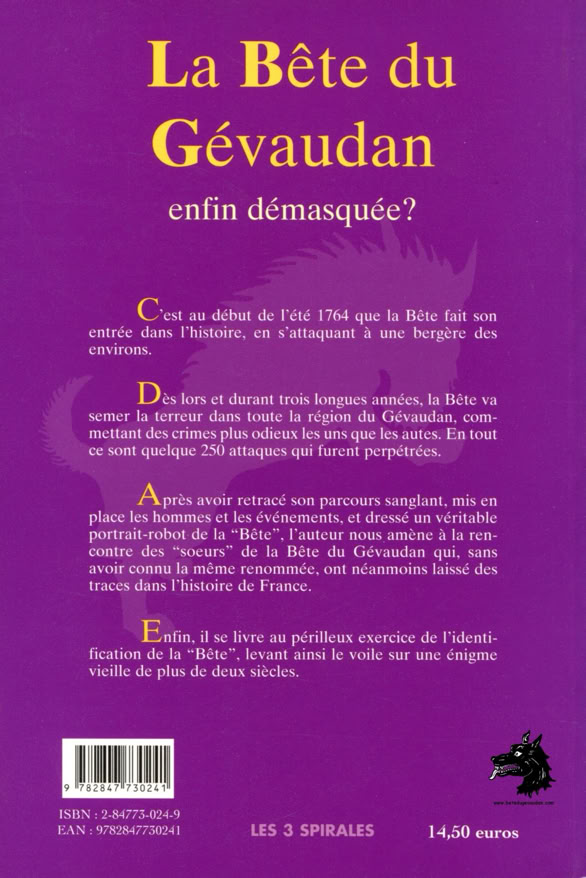 Pascal Cazottes The Beast of Gevaudan finally unmasked