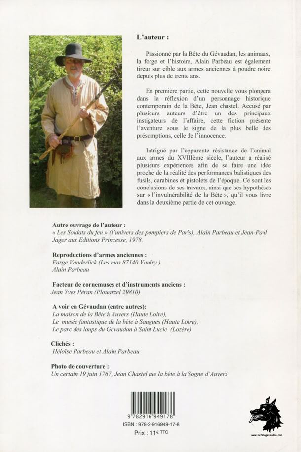 Alain Parbeau La Bestia del Gebaudan ou la grâce de Jean Chastel