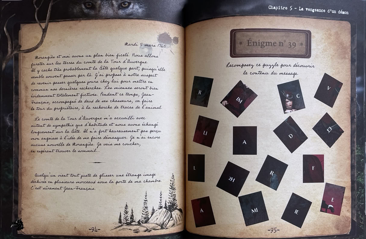 Escape Book La Bête du Gévaudan