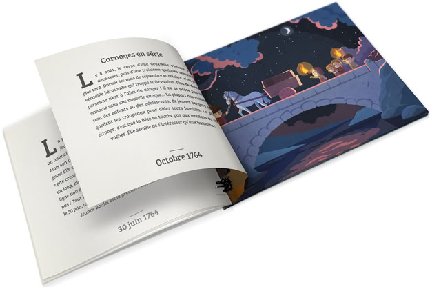 Clémentine V. Baron The Beast of Gevaudan Terror in the countryside