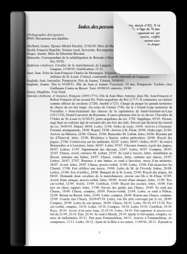 Alain Bonnet Chronodoc index