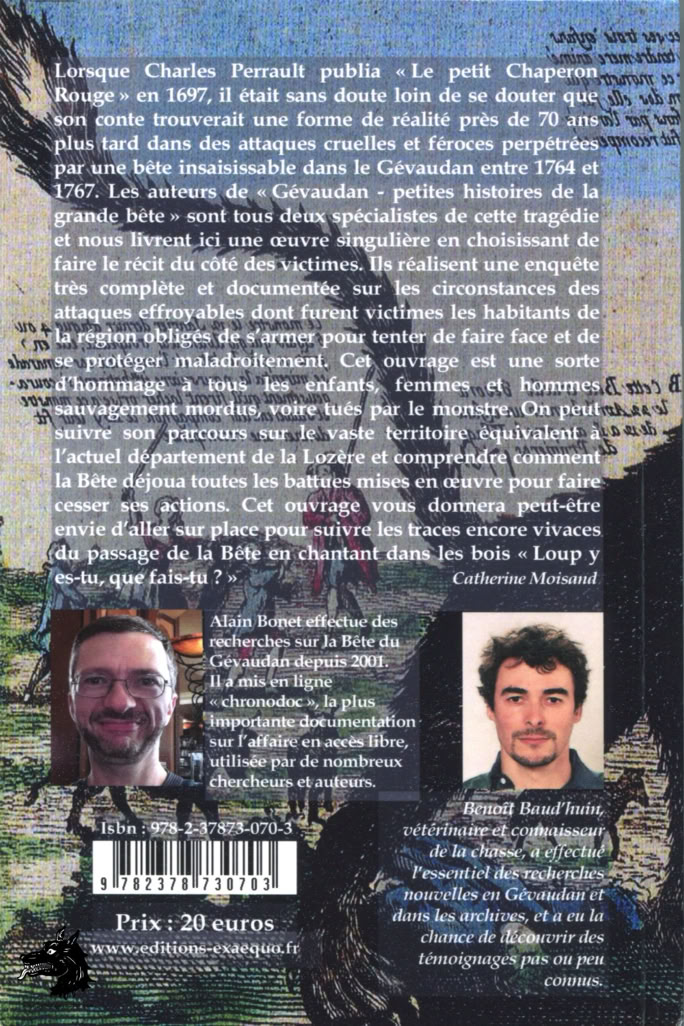 Livre Benoît Baud'huin - Alain Bonet - Little story of the great Beast - 2018