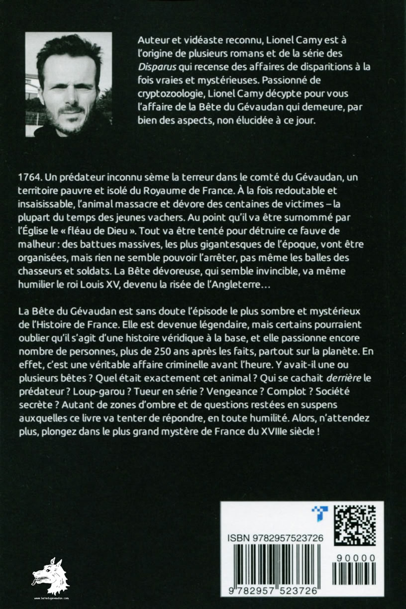 Lionel Camy The Beast of Gévaudan An unsolved enigma
